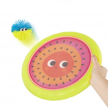 Poppin’ Paddles – gra zręcznościowa – sprężyste dyski z kudłatymi piłeczkami B.Toys - 1