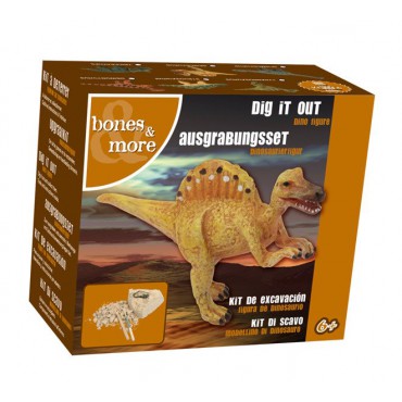 Duża figurka dinozaura - wykopalisko z wulkanu Bones&More - 10
