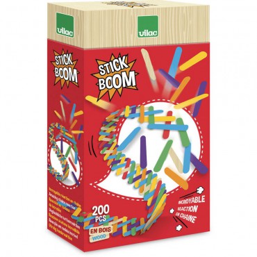 Stick Boom gra konstrukcyjna i zręcznościowa Vilac