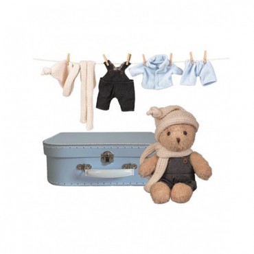 Miś Morris z ubraniami w walizce Egmont Toys - 1