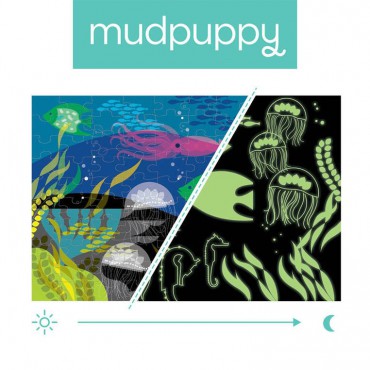 Puzzle świecące w ciemności Pod wodą 100 elementów 5+ Mudpuppy - 5