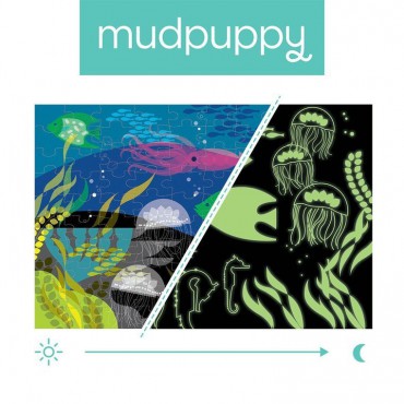 Puzzle świecące w ciemności Pod wodą 100 elementów 5+ Mudpuppy - 6