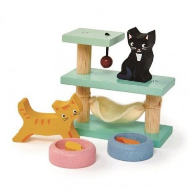 Drewniane figurki do zabawy - kotki Tender Leaf Toys - 1