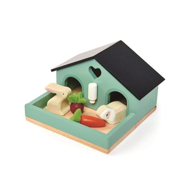 Drewniane figurki do zabawy - króliczki Tender Leaf Toys - 1