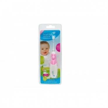 Brush-Baby BabySonic PRO- szczoteczka elektryczna, soniczna dla dzieci w wieku 0-3 lat różowa - 4