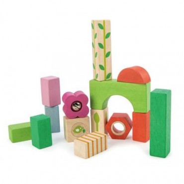 Drewniane klocki - zestaw dla najmłodszych Tender Leaf Toys
