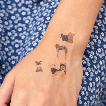 Tatuaże zmywalne dla dzieci Pieski Rex London