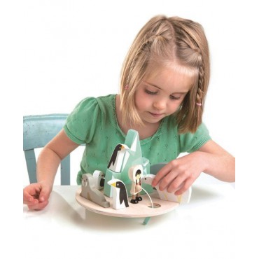 Drewniana gra zręcznościowa - Balansujący Biegun Polarny Tender Leaf Toys - 2