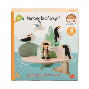 Drewniana gra zręcznościowa - Balansujący Biegun Polarny Tender Leaf Toys - 4