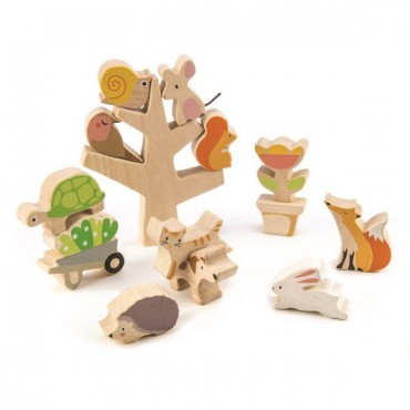 Drewniana gra zręcznościowa - Przyjaciele Ogrodu Tender Leaf Toys - 1
