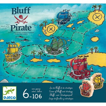 Gra "zabawa i blef" Bluff Pirate Djeco