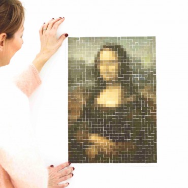 Wyklejanka pikselowa Da Vinci Mona Lisa Poppik