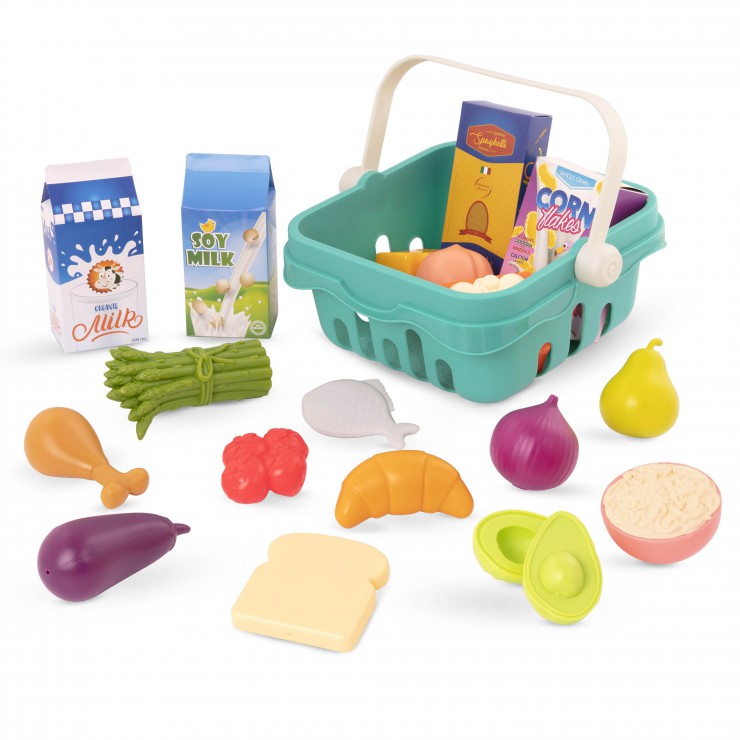 Freshly Picked – koszyk na zakupy z artykułami “spożywczymi” B.Toys - 1