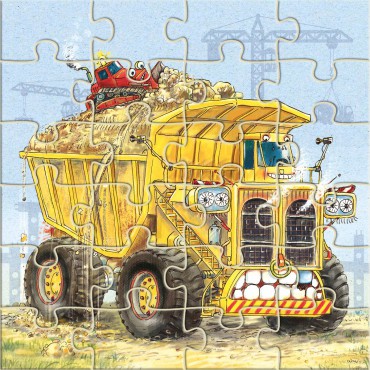 Pojazdy. Puzzle 3w1