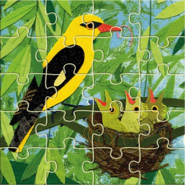 Ptaki. Puzzle 3w1