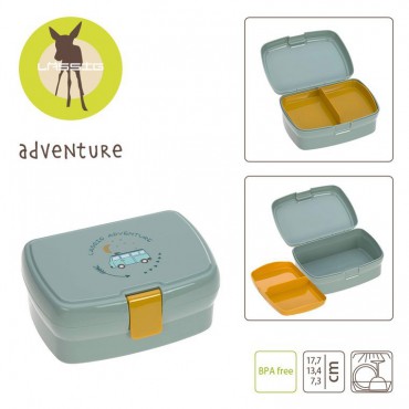 Lunchbox z wkładką Adventure Bus Nowa kolekcja Lassig - 4