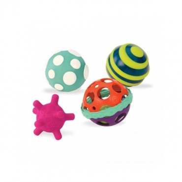 Zestaw wyjątkowych piłek sensorycznych z piłką świecącą Ball-a-balloos B. Toys