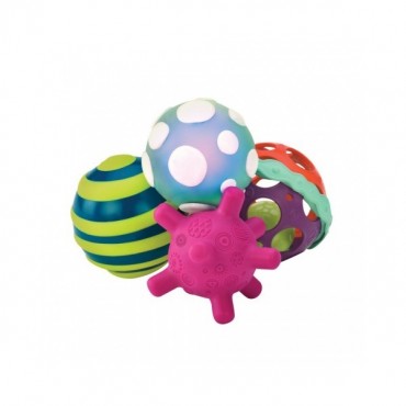 Zestaw wyjątkowych piłek sensorycznych z piłką świecącą Ball-a-balloos B. Toys