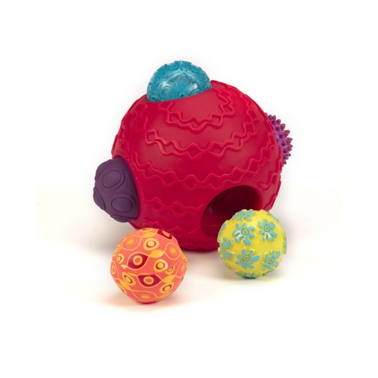 Kombinacyjny zestaw sensoryczny – KULA z piłkami Ballyhoo Balls B. Toys