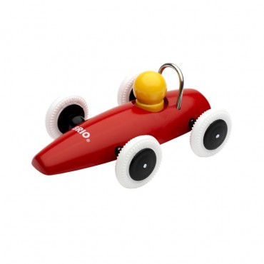 Samochodzik Drewniany Wyścigówka Czerwona BRIO