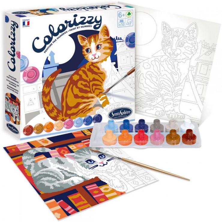 Colorizzy Koty malowanie po numerach SentoSphere - 1