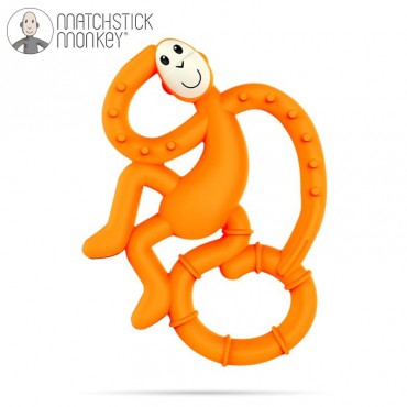 Matchstick Mini Monkey Orange Gryzak Masujący - 2