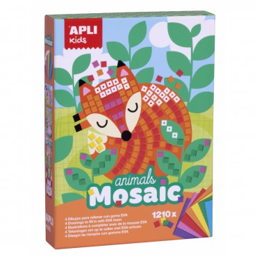 Zestaw artystyczny mozaika - Zwierzęta Apli Kids