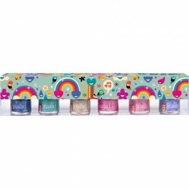 Zestaw 6 lakierów do paznokci dla dzieci Snails Mini Edycja Specjalna