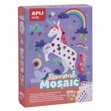 Zestaw artystyczny diamentowa mozaika Apli Kids - 1