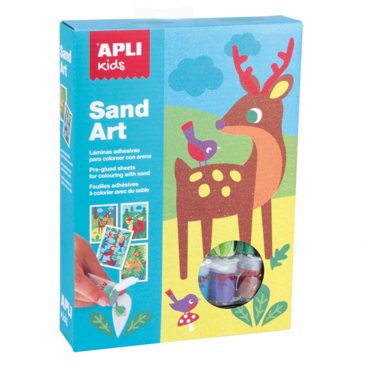 Zestaw artystyczny z piaskiem Apli Kids - 1