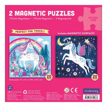 Puzzle magnetyczne Magiczne jednorożce 4+ Mudpuppy