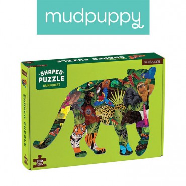 Puzzle konturowe tygrys Las deszczowy 300 elementów 7+ Mudpuppy - 5