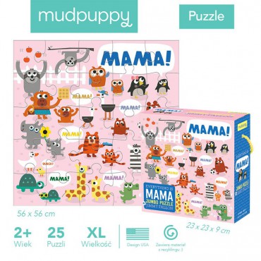 Puzzle podłogowe Jumbo Mama 25 elementów 2+ Mudpuppy