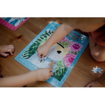 Puzzle - książka "Alicja w Krainie Wąsów" Kotopowieści 100 elementów 6+ Mudpuppy - 4