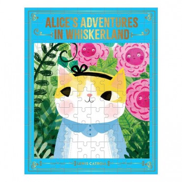 Puzzle - książka "Alicja w Krainie Wąsów" Kotopowieści 100 elementów 6+ Mudpuppy - 2