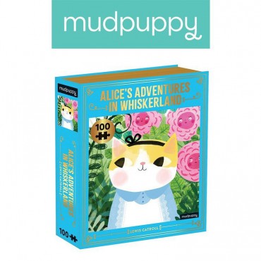 Puzzle - książka "Alicja w Krainie Wąsów" Kotopowieści 100 elementów 6+ Mudpuppy - 9