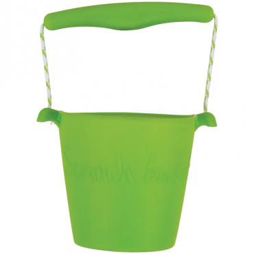 Scrunch-bucket Zwijane wiaderko silikonowe Zielone