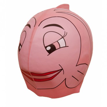 Silikonowy czepek dla dzieci - różowy SwimFin