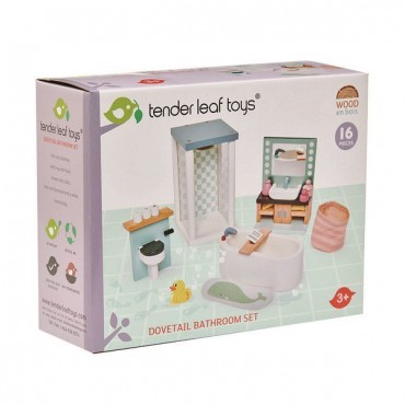 Drewniane meble do domku dla lalek - łazienka Tender Leaf Toys - 2