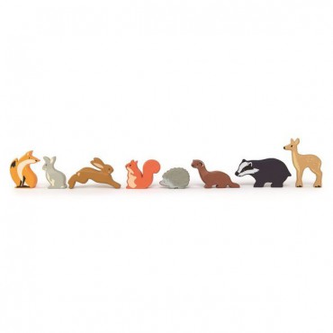 Drewniane figurki do zabawy - Leśne zwierzęta Tender Leaf Toys - 4