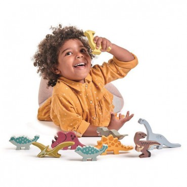 Drewniane figurki do zabawy - dinozaury Tender Leaf Toys - 2