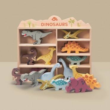 Drewniane figurki do zabawy - dinozaury Tender Leaf Toys - 3