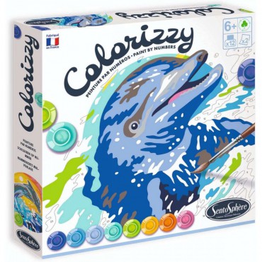 Colorizzy Delfiny malowanie po numerach SentoSphere - 2