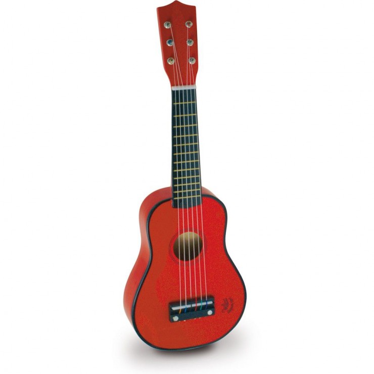 Gitara Czerwona drewniana Vilac - 1