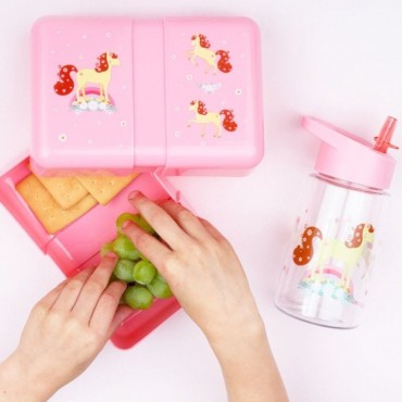 Śniadaniówka Lunchbox Konik z naklejkami A Little Lovely Company