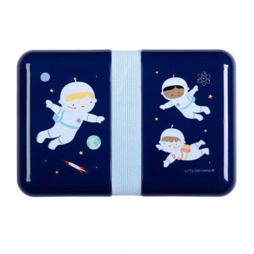 Śniadaniówka Lunchbox Astronauta z naklejkami A Little Lovely Company