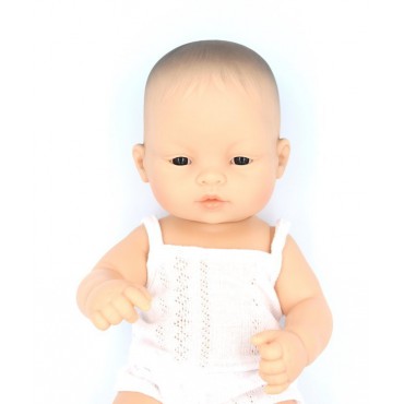 Lalka dziewczynka Azjatka 32cm + Ubranko Miniland Baby - 5