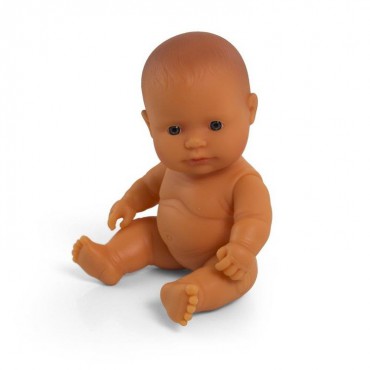 Lalka chłopiec Europejczyk 21cm Miniland Baby - 2