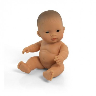 Lalka chłopiec Azjata 21cm Miniland Baby - 2