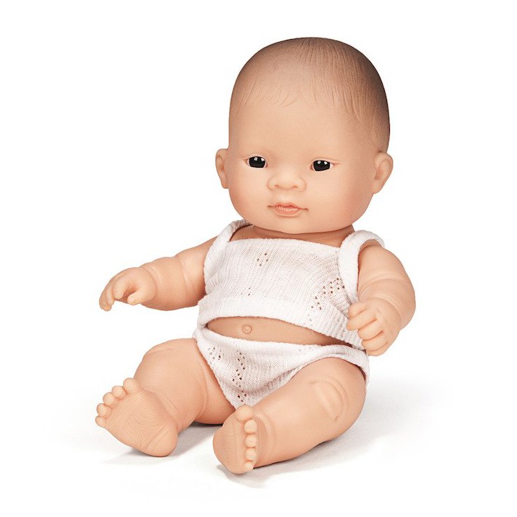 Lalka chłopiec Azjata 21cm Miniland Baby - 1